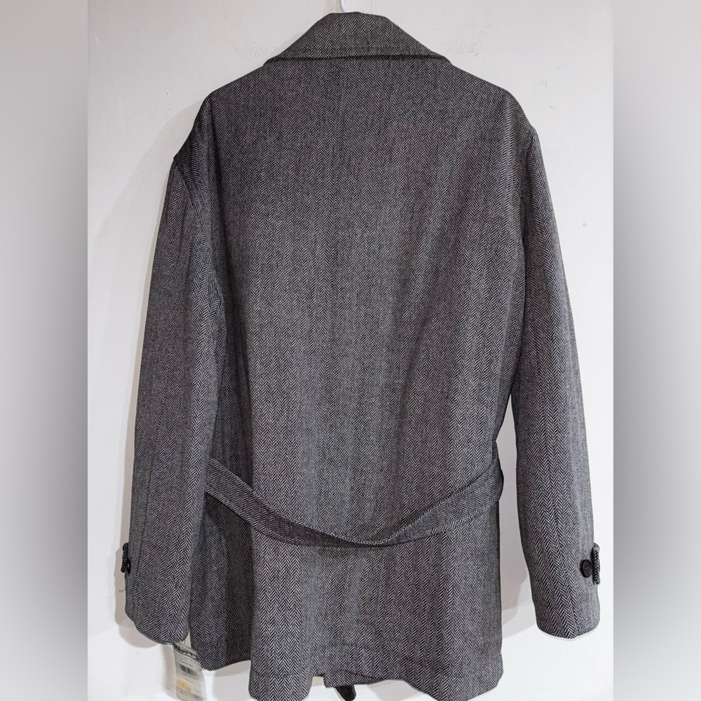Vintage Workshop Milano Gray Trench Coat - Picture 8 of 12